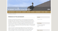 Desktop Screenshot of karmelitinnen-koeln.de